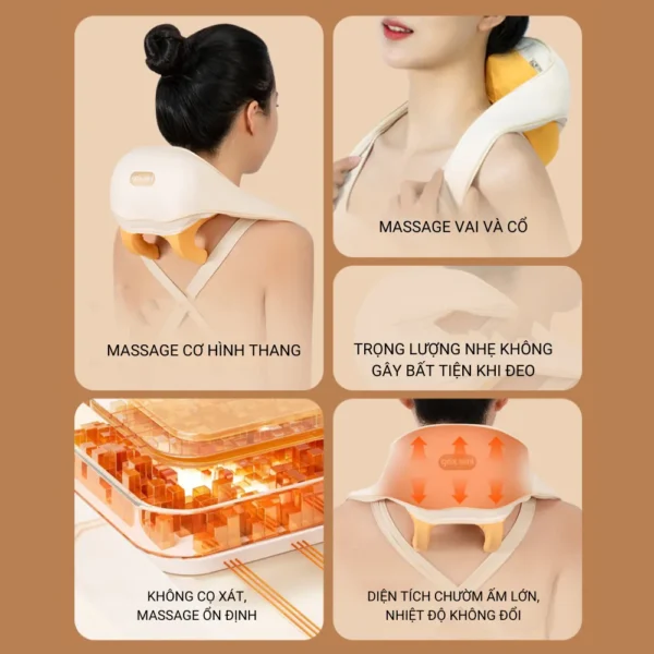 Chức năng của may massage cổ vai gáy J1