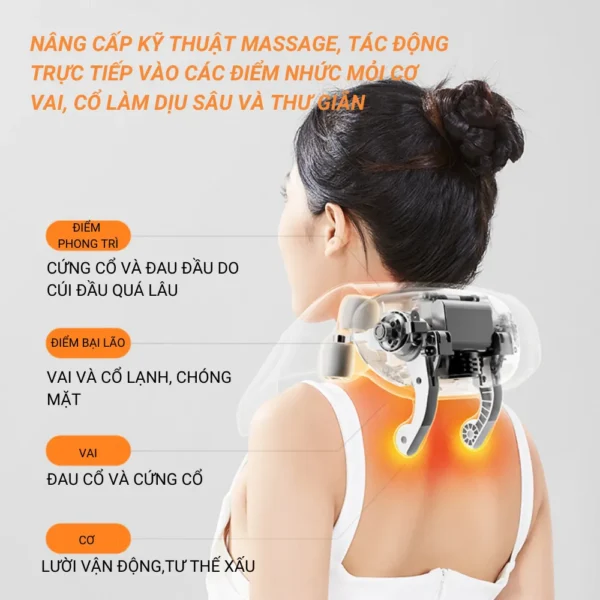 Đặc điểm nổi bật của máy massage cổ vai gáy J1